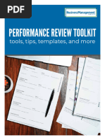 Performance Review Toolkit - Tools, Tips, Templates, and More