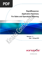 Application Summary Document - Sales Operations Planning