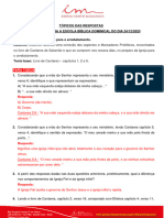 Tópicos Das Respostas Às Perguntas para A Escola Bíblica Dominical Do Dia 24-12-23