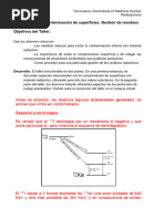 Taller #3 - Descontaminación de Superficies. Gestión de Residuos. RESUELTO.