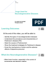 HNS50 - Drugs Used For Neurodegenerative Diseases