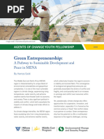 Green Entrepreneurship: A Pathway To Sustainable Development and Peace in MENA