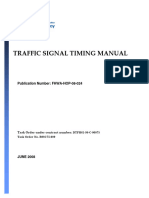 Traffic Signal Timing Manual