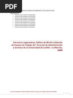 Politica de Recursos Humanos Estructura Organizativa y Relacion de Puestos de Trabajo Del PAS UCLM