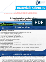 Introduction To Materials Science & Engineering