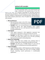 CPU Technology Explained With Examples