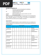 Informe - Plan - Lector 1º