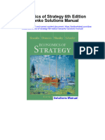 Ebook Economics of Strategy 6Th Edition Besanko Solutions Manual Full Chapter PDF