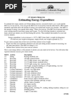 Estimating Energy Expenditure