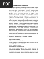 Caso Prático Sistema de Gestão Ambiental