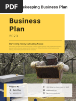 Beekeeping Business Plan Example