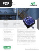 S4100C General Monitors Gas Detector Data Sheet