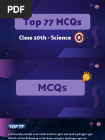 Top 77 MCQs Science (Prashant Kirad)