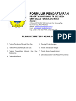 Formulir Pendaftaran Baru