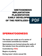 1 - Gametogenesis & Early Development of The Fertilized Ovum v2