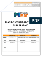 Plan SST en Gestion de Seguridad y Salud en El Trabajo