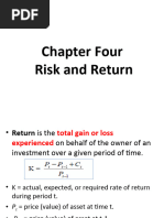 Chapter 4 Risk and Return