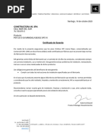 Carta Certificado Garantia Vinilicos SPC