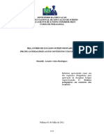 Relatório Final de Espaços Não Escolares