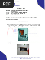 Informe #0011 - Observaciones de Indeci - Enero