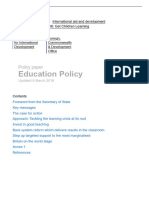 Education Policy - GOV - Uk