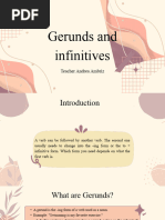 Gerunds and Infinitives