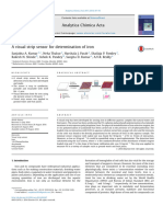 A Visual Strip Sensor For Determination of Iron