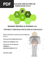 Memoria V Jornadas Apicultura de Andalucia