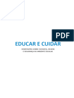 Documento Educar e Cuidar Orientações Sobre Cuidados Higiene e Segurança No Ambiente Escolar