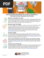 CO Earned Income Tax Credit Information