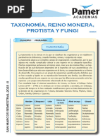 BIO - Sem9 - Taxonomía, Reino Monera, Protista y Fungi