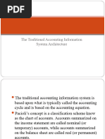 The Traditional Accounting Information System Architecture