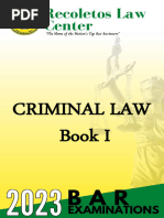 2023 Criminal Law Book 1 Edit