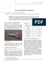 Experimental Study of Canard UAV Aerodynamics