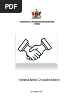 School Discipline Matrix Approved