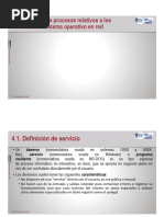 Gestión de Los Procesos Relativos A Los Servicios Del Sistema Operativo en Red