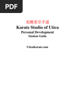 Karate Studio of Utica Handbook 1