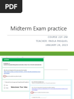 Evolve 1 Midterm Exam Practice Ss