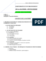 Resume M1 Biodiversite Et Environnement Phytochimie 1