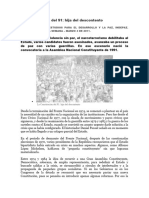 La Constitución Del 91. Hija Del Descontento