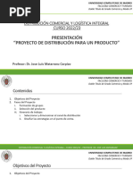 Plan de Distribución Trabajo en Grupo