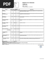 Bulletin de TOUZE Lola - Semestre 1, 2023-2024