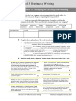 Level 5 - Worksheet11 - ClarifyingAndCheckingUnderstanding