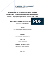 Julca - GC Pertinencia de Los Proyectos de Inversión Pública - Perú