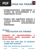 Psicologia Da Tirania