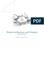 19bar035 - Research Proposal - Kinetic Architecture and Origami