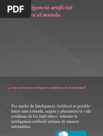 La Inteligencia Artificial Cambiara El Mundo