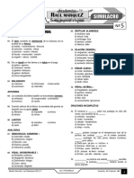 SIMULACRO #5 Sin Claves