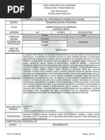 Tecnologo en Administracion de Empresas Agropecuarias