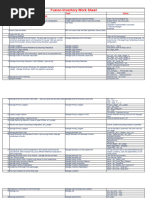 Fusion Inventory Work Sheet